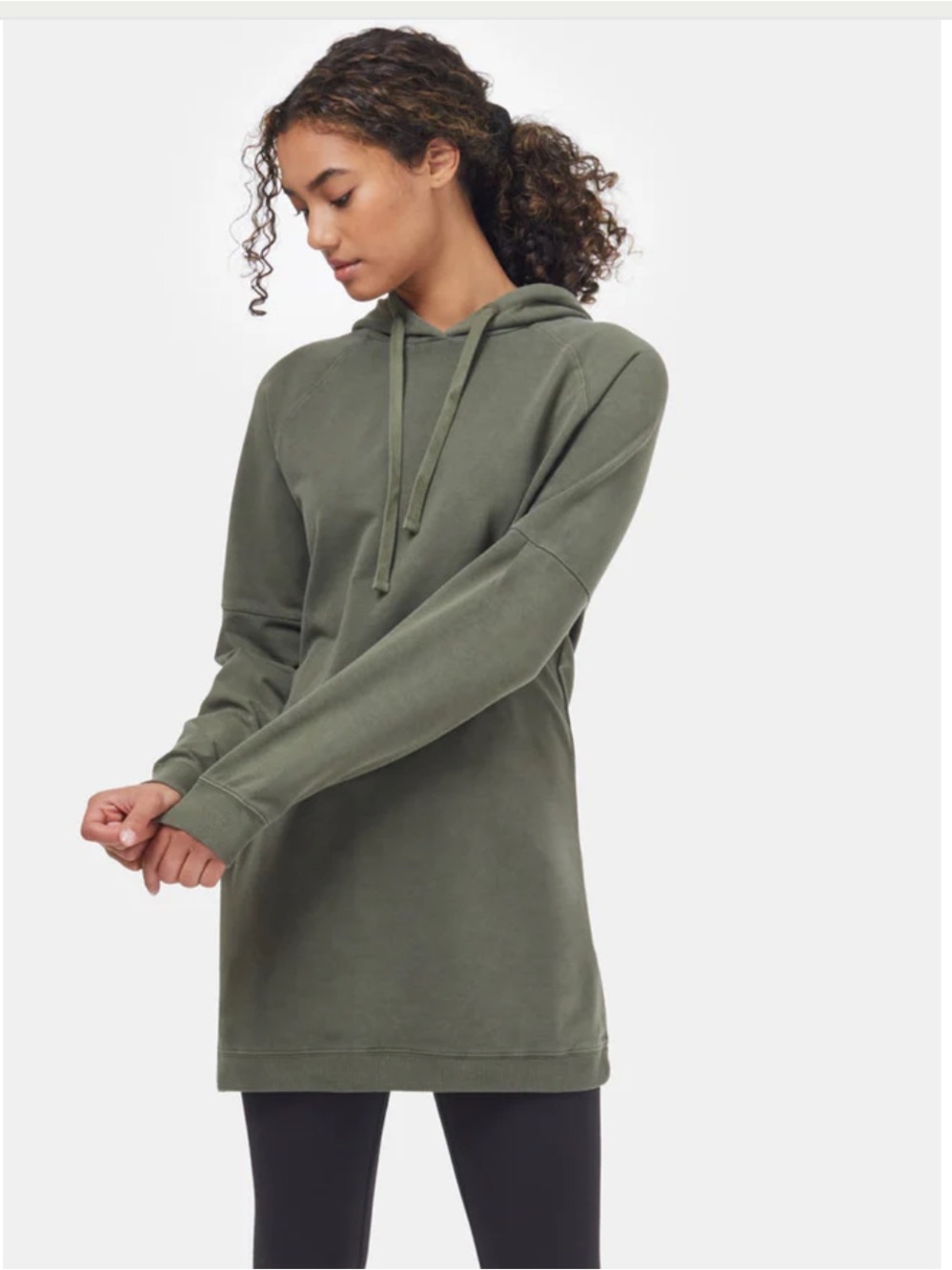 NWT TenTree Oversized French Terry Hoodie Dress - Size M
